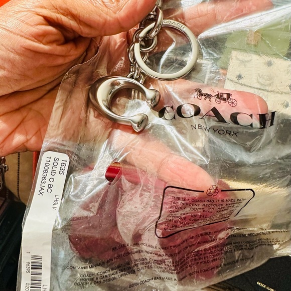 Coach Silver Keychain Accessory - Picture 2 of 6